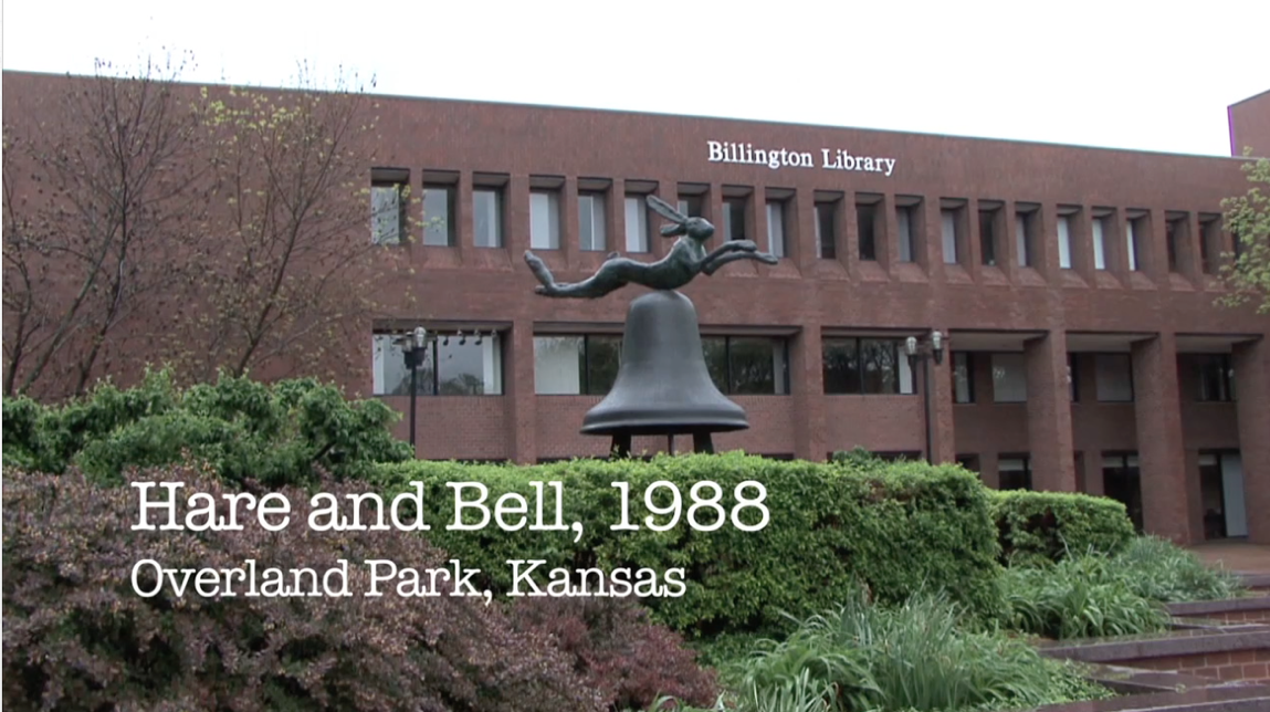 Hare and Bell, 1988, Overland Park, Kansas, USA, installation shot